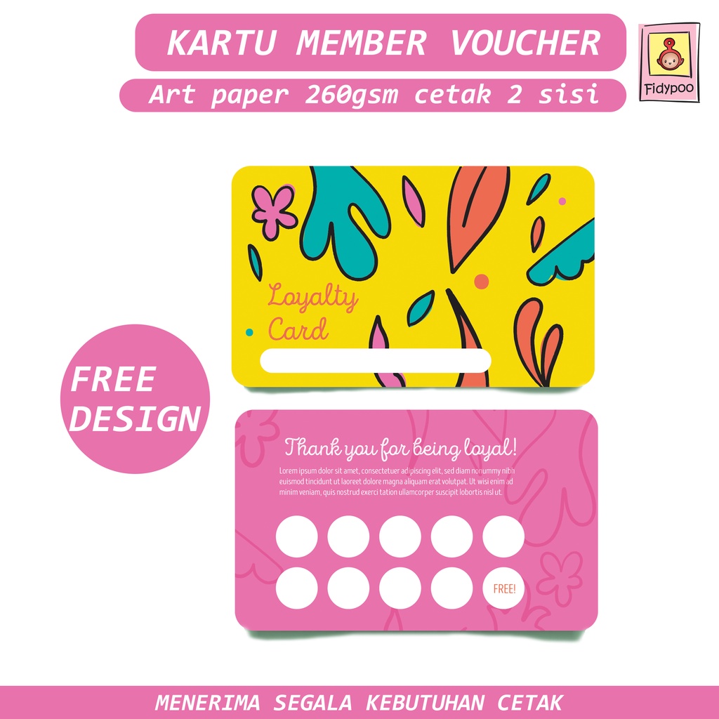 Jual KARTU MEMBER // KARTU VOUCHER // MEMBER CARD // VOUCHER | Shopee ...