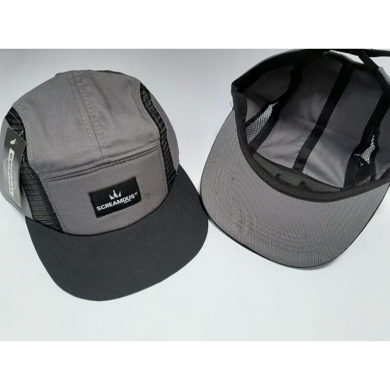 Jual Topi 5 panel kombinasi - topi 5 panel jala - topi keren | Shopee ...