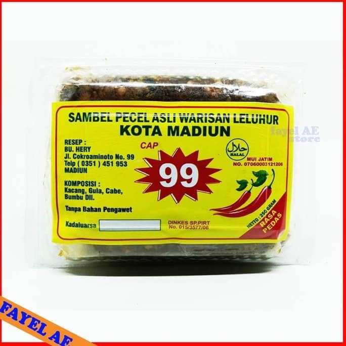 Jual Sambel Pecel Bumbu Kacang Instan Resep Sambal Pecel Khas Madiun Shopee Indonesia