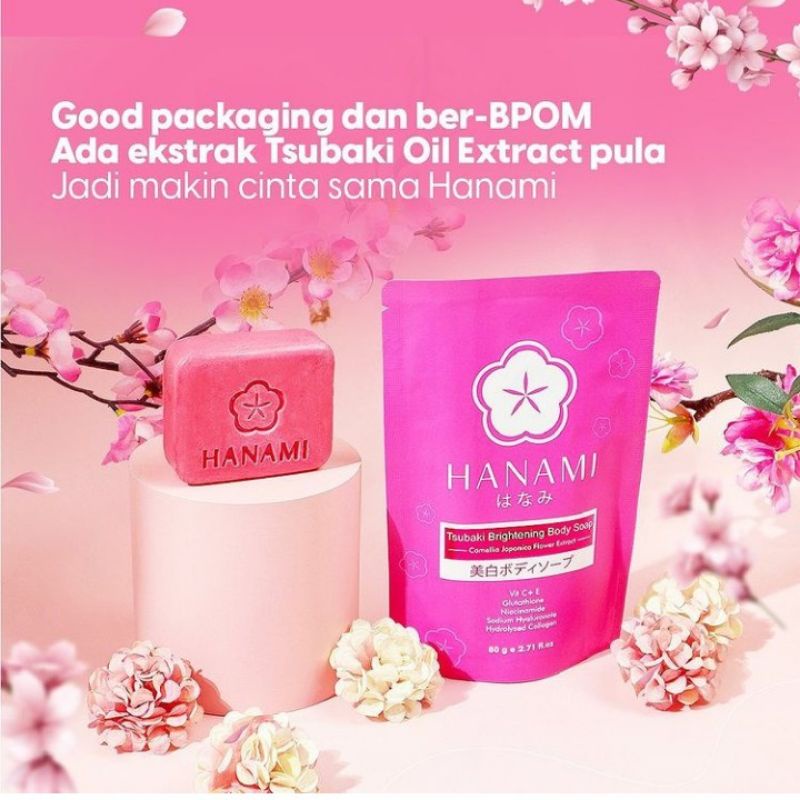 Jual HANAMI BRIGHTENING BODY SOAP DAN BODY SERUM || SABUN PEMUTIH BADAN ...
