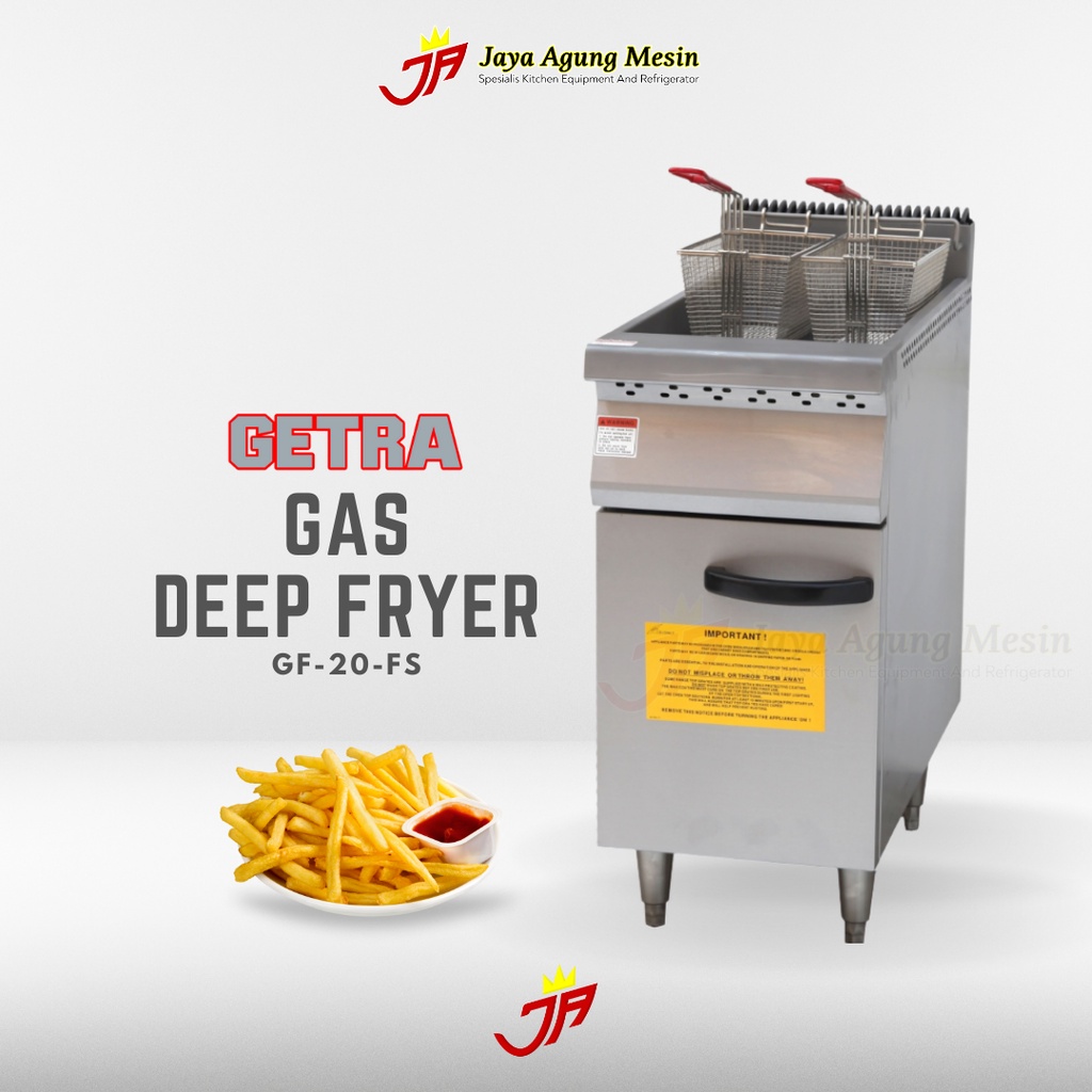 Jual Gas Deep Fryer Getra GF20FS/Gas Deep Freeyer GF20FS Getra/GF 20