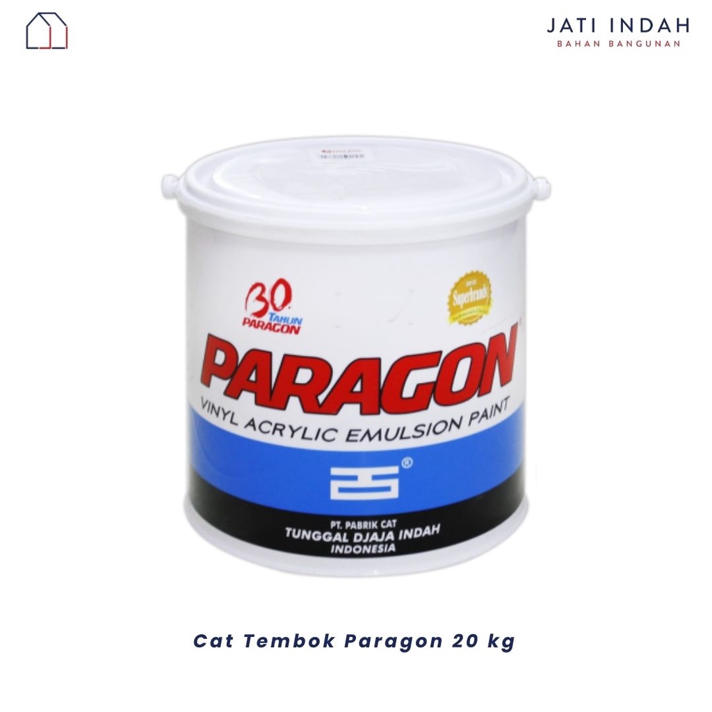 Jual PARAGON Cat Tembok Vynil Acrylic Emulsion Pail Ember 20 KG / Cat ...