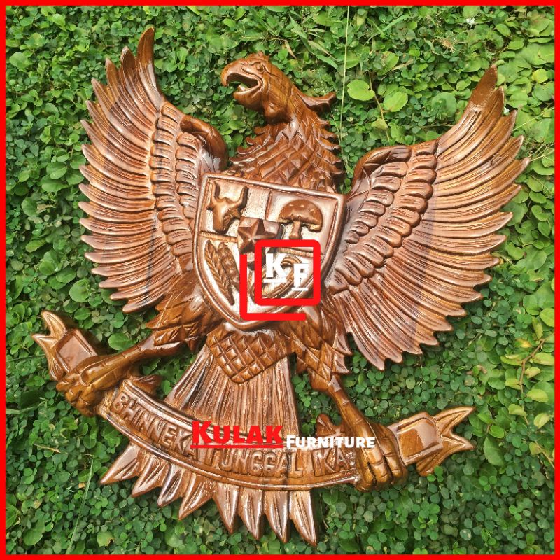 Jual Hiasan Dinding Patung Garuda Lambang Pancasila Kayu Jati Shopee Indonesia