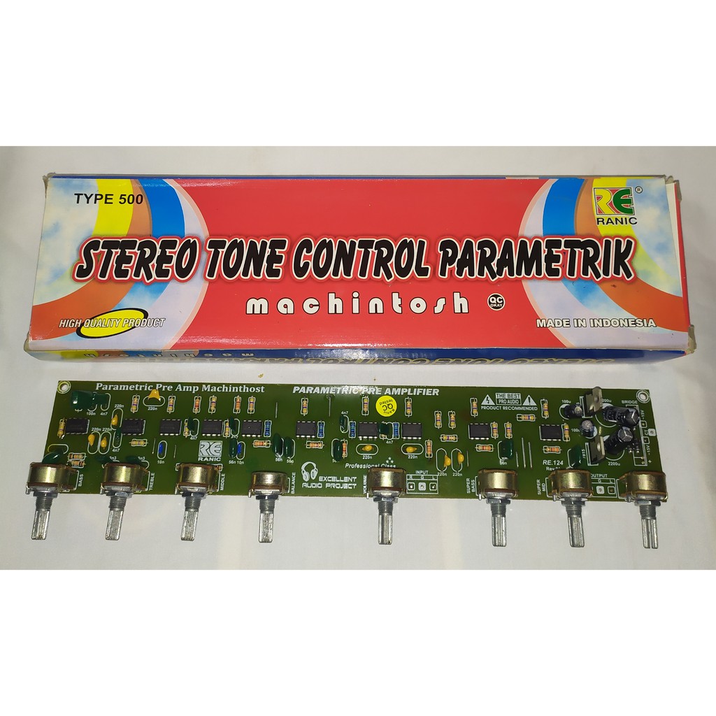 Jual Kit Ranic Kit Tone Control Stereo Parametrik- Type 500 RE.124-500 ...