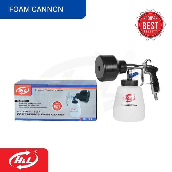 Jual HL Alat Semprot Busa Compressor Foam Cannon untuk Kompresor Angin
