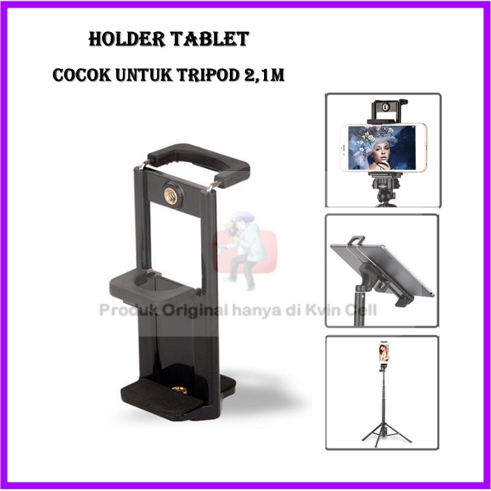 Jual Holder Tablet Ipad TAB Universal 2 in 1 Bisa di Pasang Ke Tongsis ...