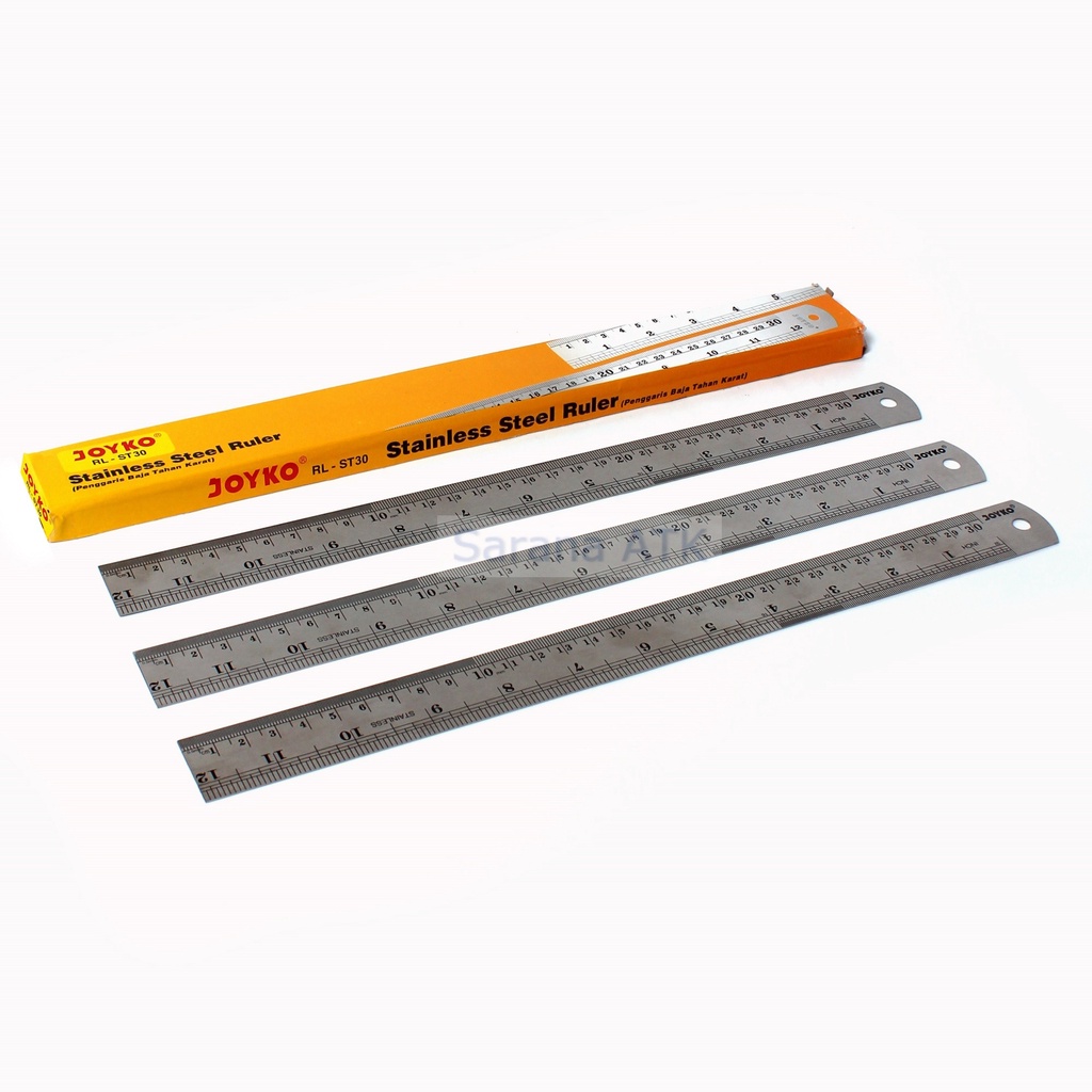 Jual Joyko RL-ST30 Stainless Steel Ruler Pcs | Shopee Indonesia