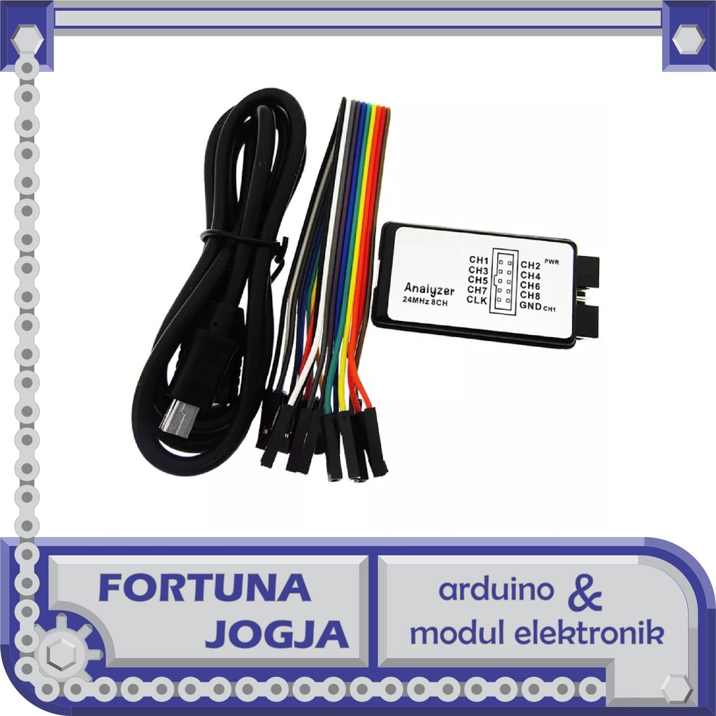 Jual USB Logic Analyzer Module 24MHz 8ch ARMFPGA Development Board