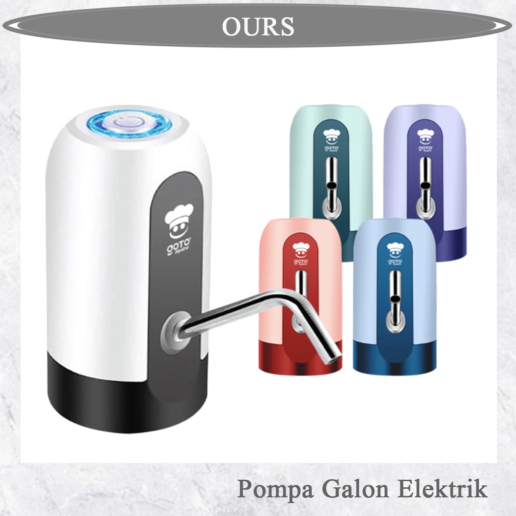 Jual Goto Pompa Galon Elektrik Goto Hydro Dispenser Air Minum Gallon Tahan Lebih Lama Ready Stok 7036