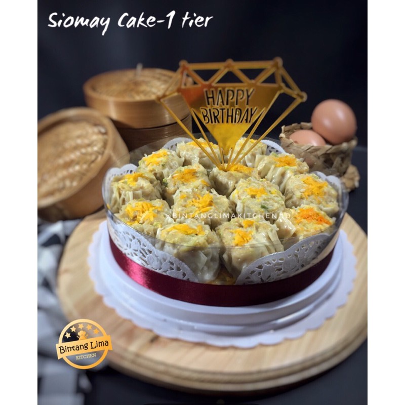 Jual Dimsum Siomay Cake T Ultah Siomay Halal Ayam Udang Model Tart