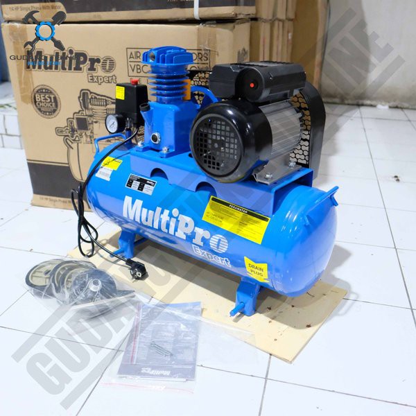 Jual Kompresor Angin LISTRIK 30L MULTIPRO VBC025 1/4HP - Air Compressor ...