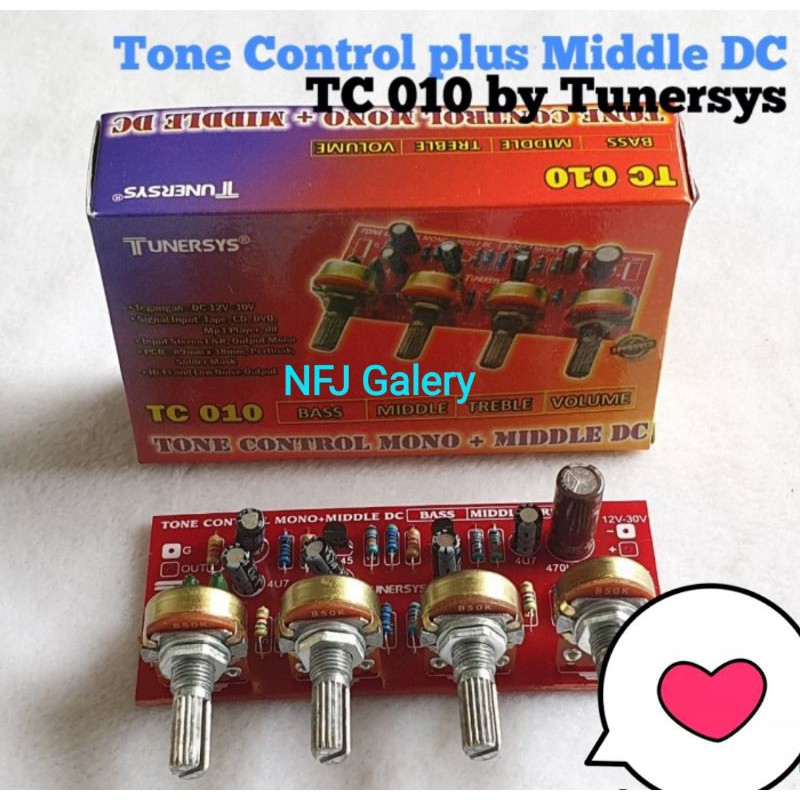 Jual Tone Control Mono Plus Middle DC Original Tunersys Power amplifier ...