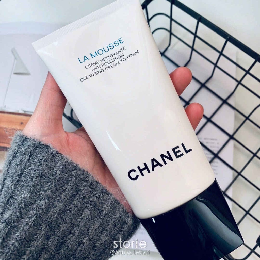 Jual CHANEL la mousse ANTI-POLLUTION CLEANSING CREAM-TO-FOAM