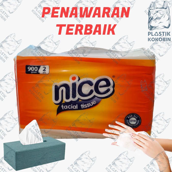 Jual TISSUE NICE FACIAL 2 PLY 900 GRAM (1 PAX) | Shopee Indonesia