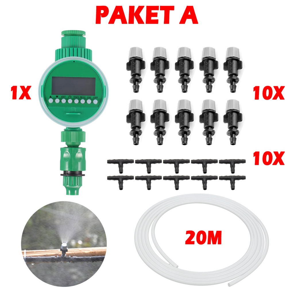 Jual Timer air kran digital water timer Paket Garden timer otomatis