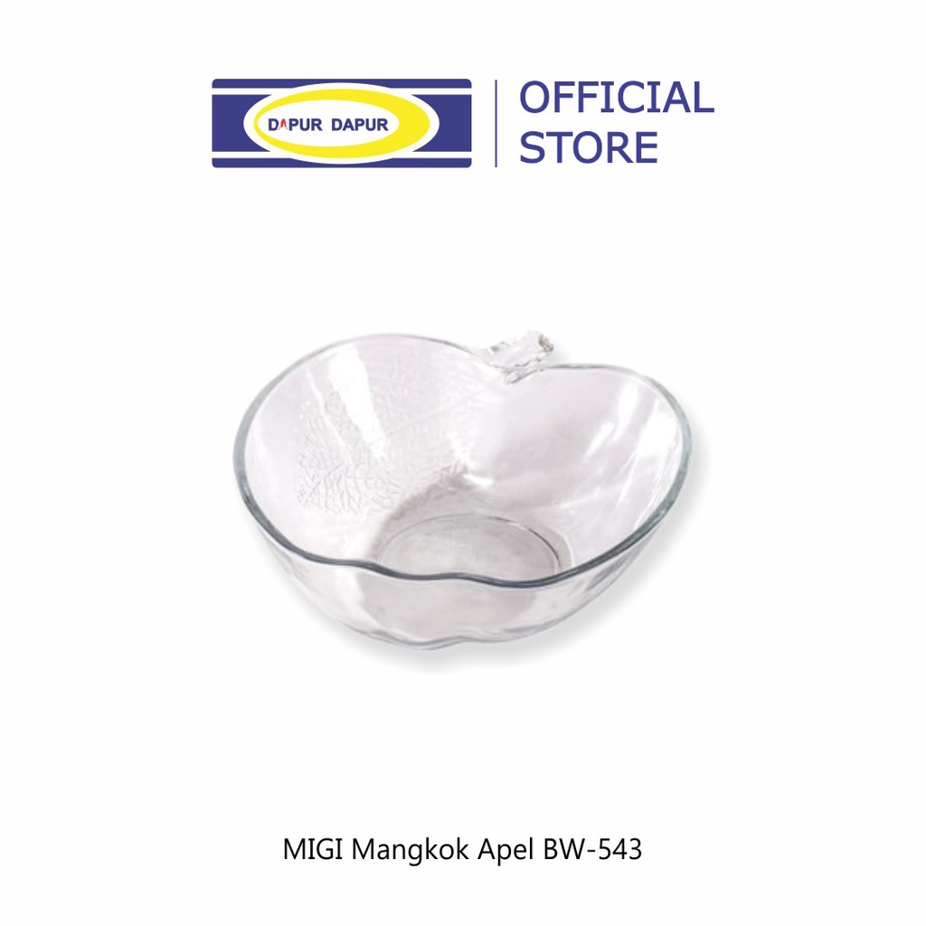 Jual MIGI Mangkok Apel BW 543 Mangkok Kaca Lucu | Shopee Indonesia