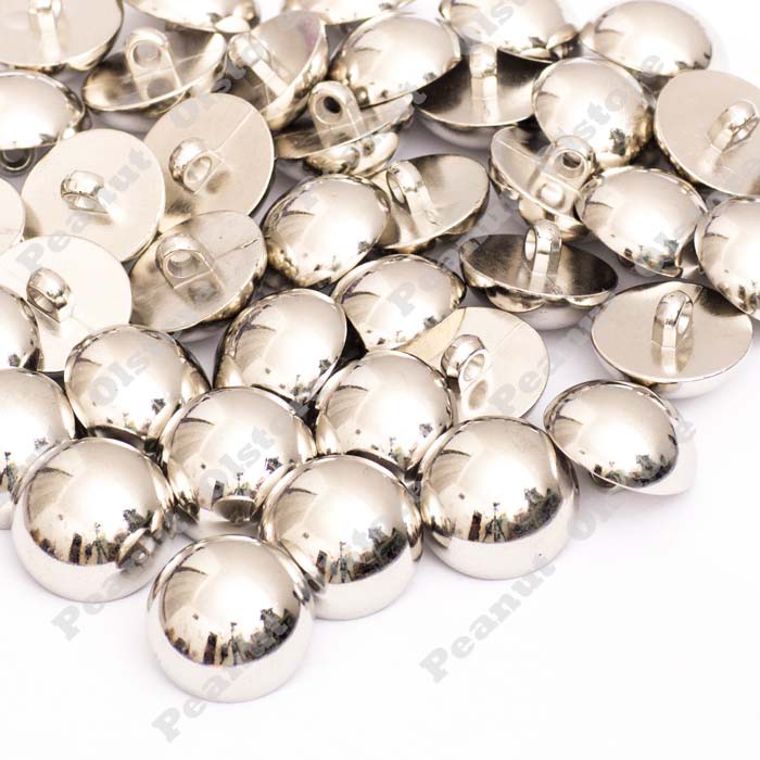 Jual ( Harga per biji ) Kancing baju jamur perak 2,3cm | Shopee Indonesia