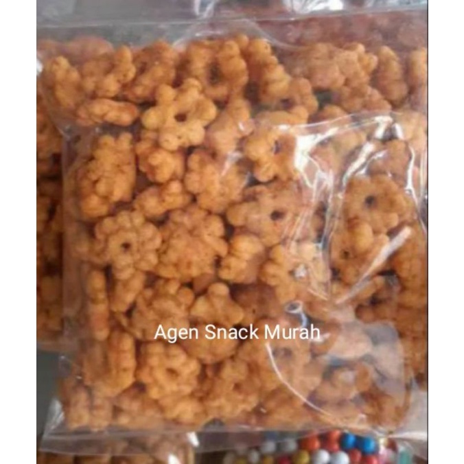 Jual SNACK SAKURA 1/2KG (500GR)/KEMBANG RIBUT/ SNACK RENYAH /CEMILAN ...