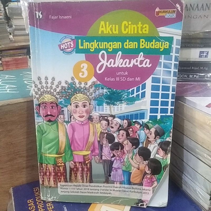 Jual Aku Cinta Lingkungan Dan Budaya Jakarta Kelas Sd Shopee Indonesia