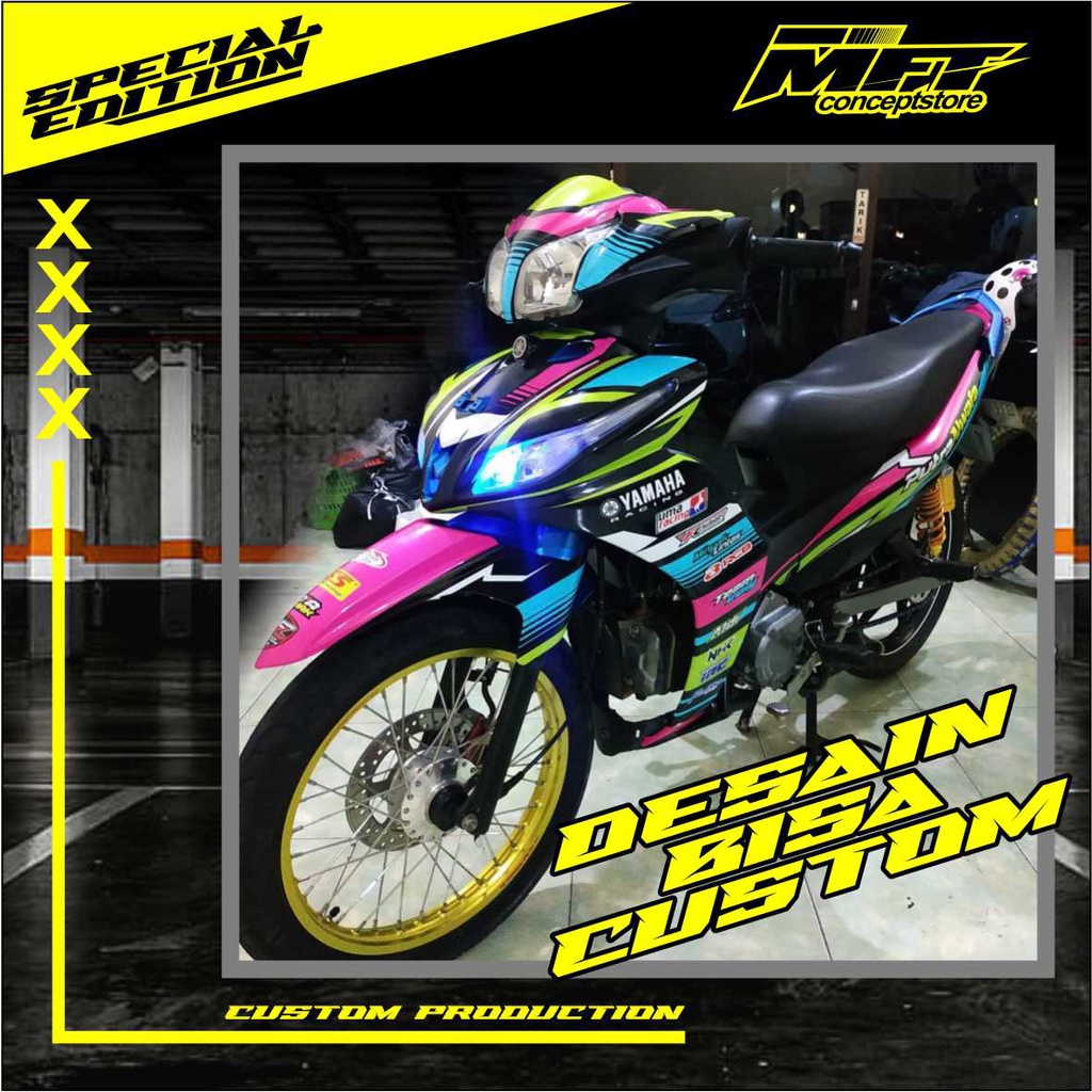 Jual Decal Jupiter Z1 Fullbody Orajet, Roadrace, (Jupiter MX, Z, Z1