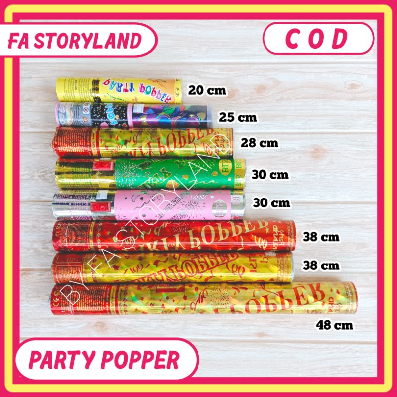 Jual READY STOCK! Party Popper Confetti / Surprise/ Party Stuff balon