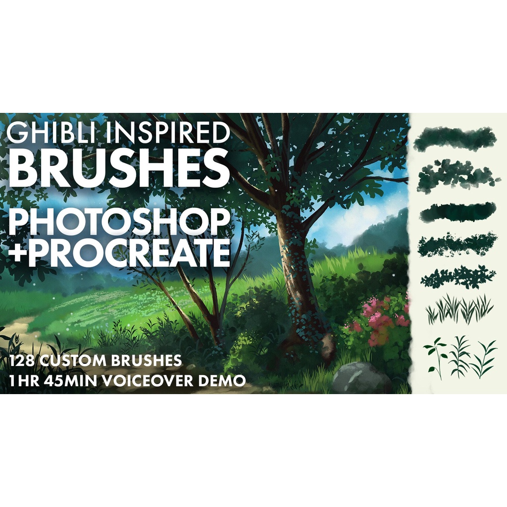 Jual Procreate Brush - Ghibli Inspired Brushes for Procreate | Shopee ...