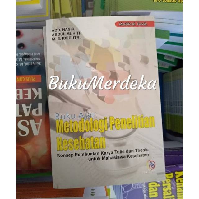 Jual Buku Ajar Metodologi Penelitian Kesehatan Abd Nasir Shopee