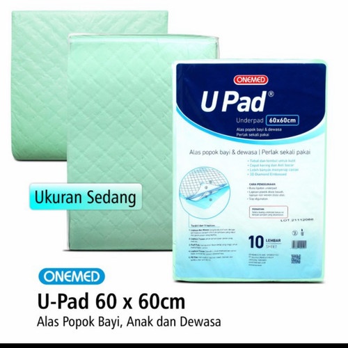 Jual Underpad Upad 60x60cm Onemed bag isi 10 pcs | Shopee Indonesia