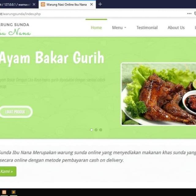 Jual Source Code Aplikasi Pemesanan Makanan Online Php Mysqliandbootstrap Shopee Indonesia 5592