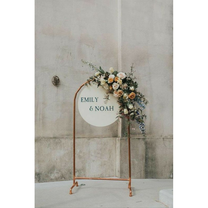 Jual welcoming sign pergola inisial nama dekorasi lamaran gawang ...