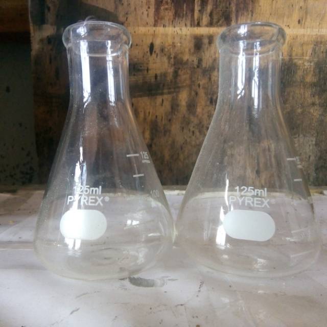 Jual Erlenmeyer flask 125 ml PYREX Shopee Indonesia