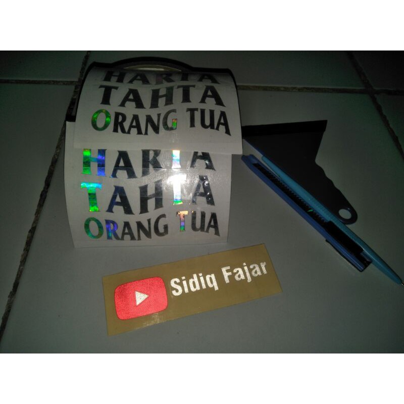 Jual Stiker Harta Tahta Hologram Shopee Indonesia 8375