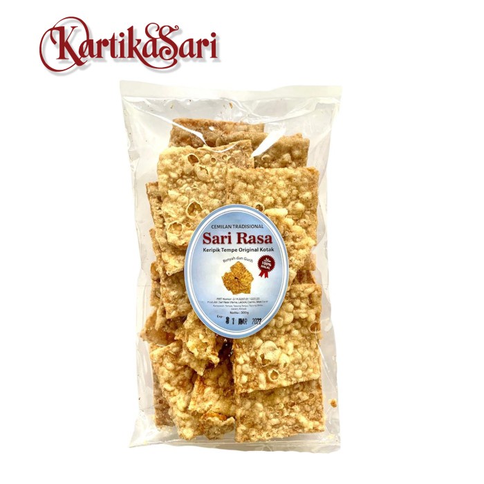 Jual Keripik Tempe Original Kotak - Sari Rasa | Shopee Indonesia