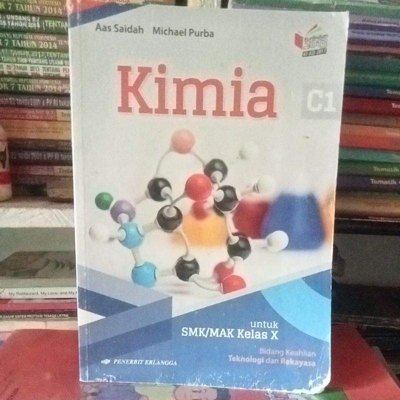 Jual Buku Kimia Untuk SMK Kelas 10 Penerbit Erlangga Kurikulum 2013 ...