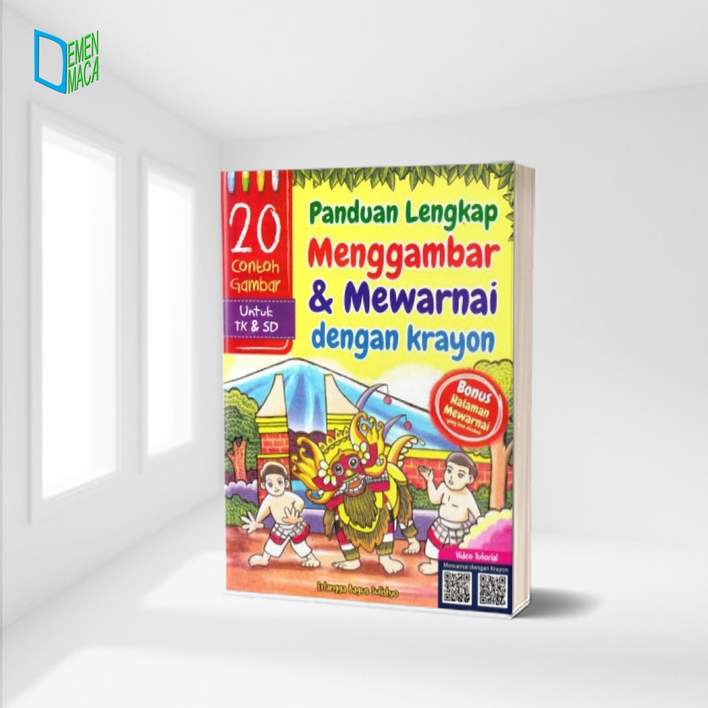 Jual PANDUAN LENGKAP MENGGAMBAR & MEWARNAI DENGAN KRAYON | Shopee Indonesia