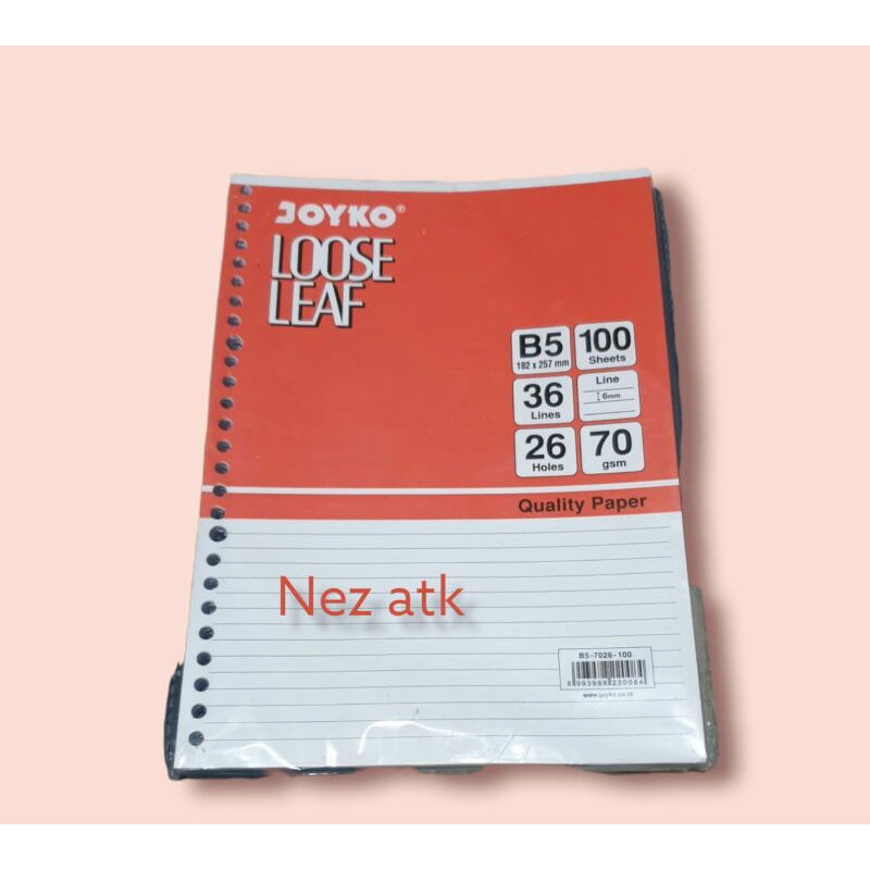 Jual KERTAS BINDER B5 100 LEMBAR | Shopee Indonesia