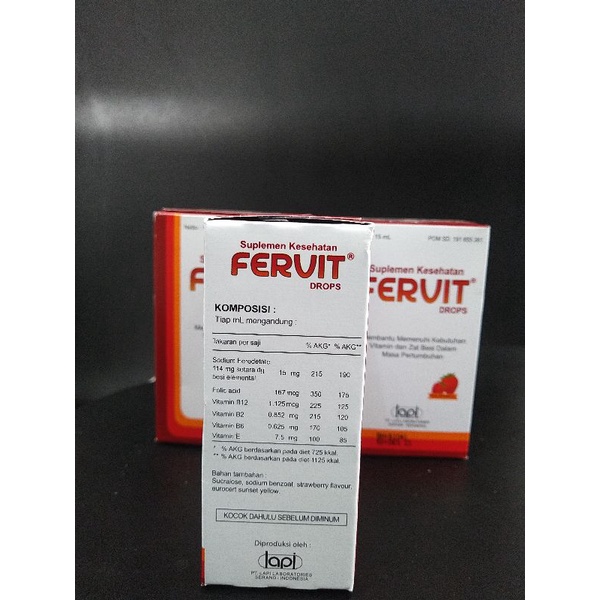 Jual Fervit Drops/ Multivitamin & Calsium | Shopee Indonesia