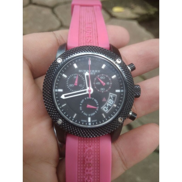 Harga jam burberry sport original best sale