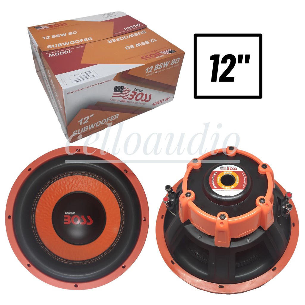 Subwoofer american boss 12 hot sale inch