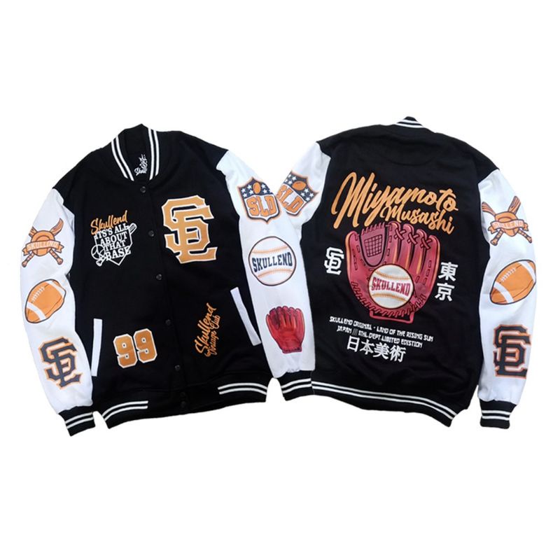 Jual Jaket Varsity Skullend - Jacket Baseball Pria Wainta terbaru ...