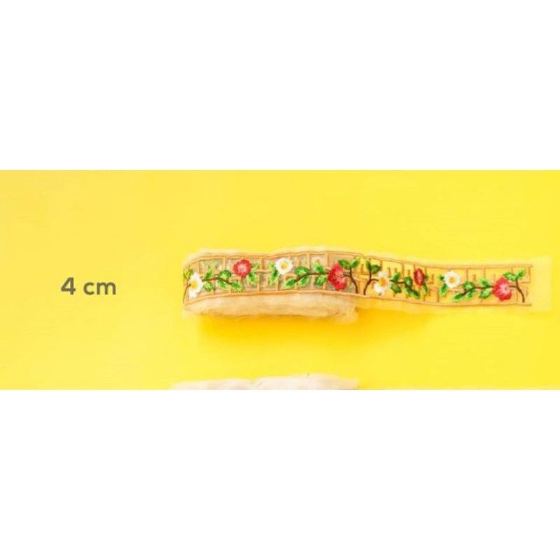 Jual Renda Grace Lace 1054 (per meter) | Shopee Indonesia