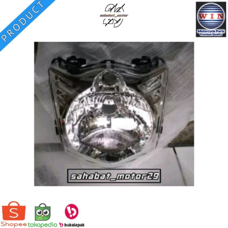 Jual reflektor lampu depan headlamp headlight honda beat karbu Shopee