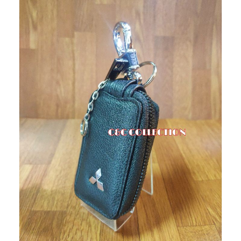Jual dompet kunci stnk mobil kulit asli MITSIBISHI produksi lokal ...