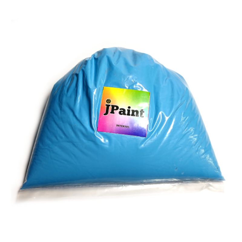 Jual Cat tembok warna Biru Muda || Kemasan 1kg | Shopee Indonesia