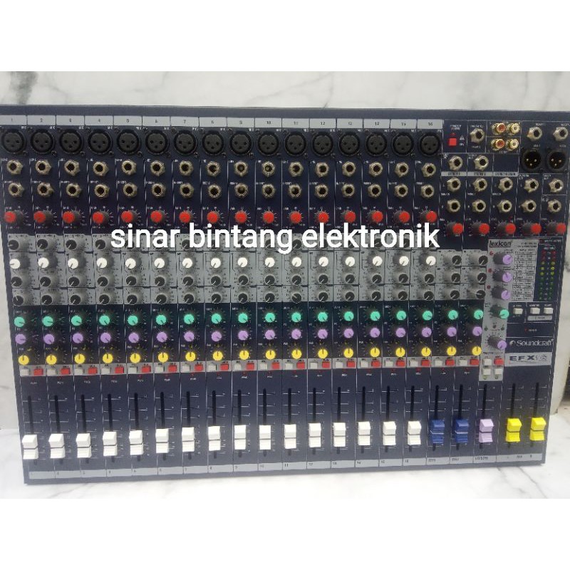 Jual Mixer Soundcraft efx 16 mixer Soundcraft 16 channel 32fx Shopee