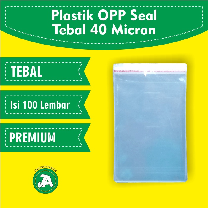 Jual Plastik Opp Seal 7 X 25 Cm Tebal 40 Micron Plastik Bening Isi 100 Lembar Shopee Indonesia 6796