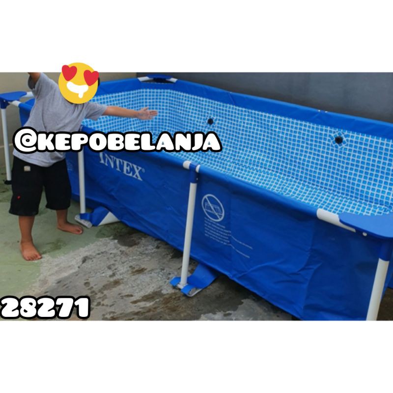 Jual intex 28271 | Kolam renang keluarga | kolam besar jumbo | frame ...