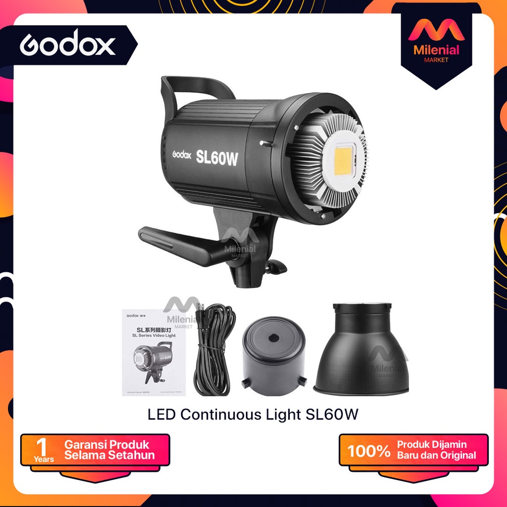 Jual Godox SL60w LED VIDEO LIGHT SL60 White Godox Sl60w Sl 60w Sl60w | Shopee Indonesia