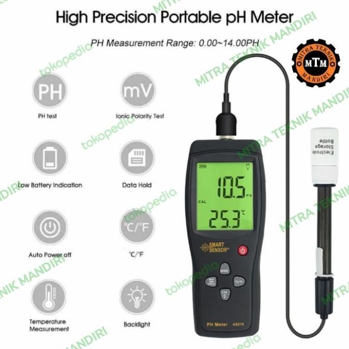 Jual Alat Tester Digital Ph Meter Smart Sensor As As