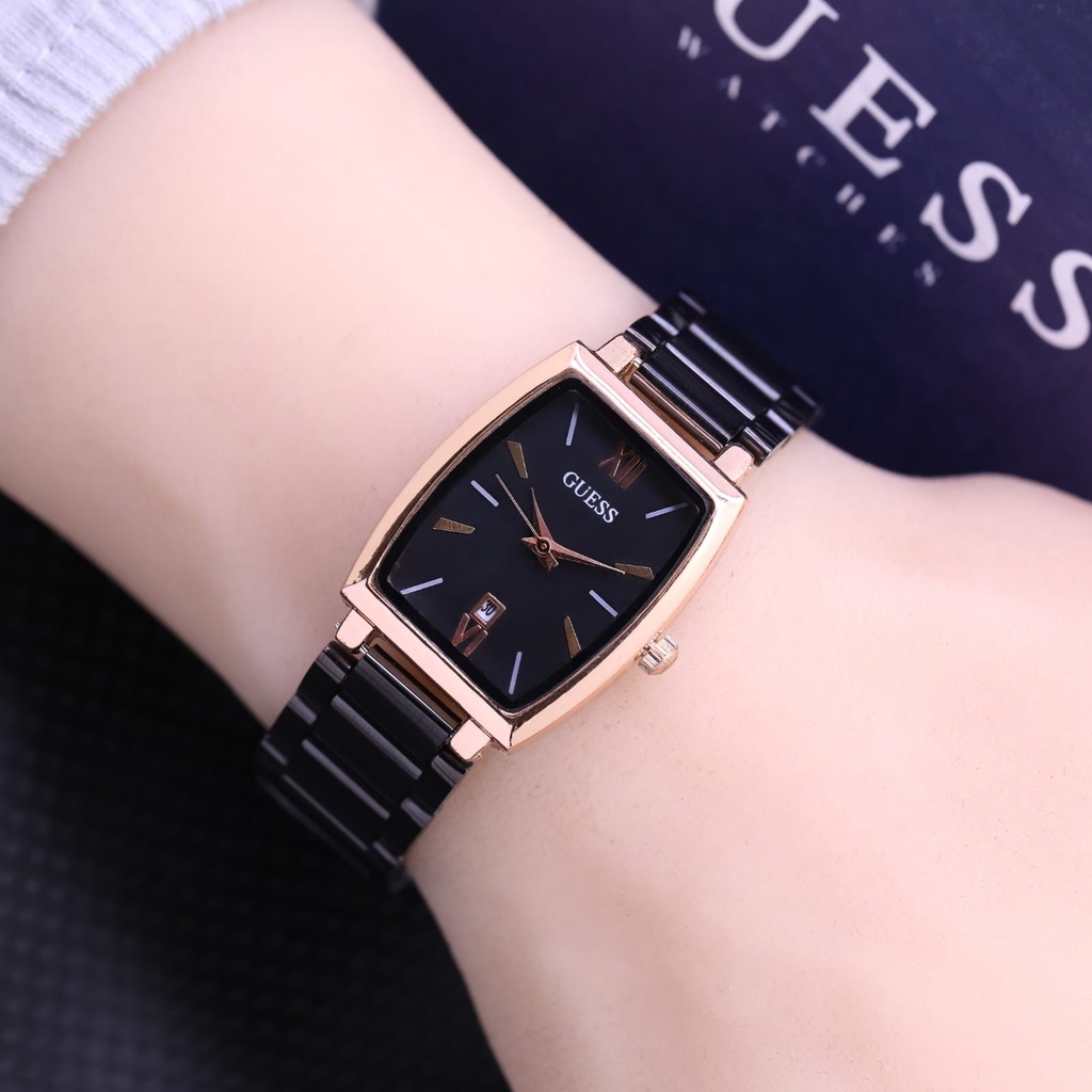 Jual Promo Jam Tangan Wanita Fashion Terbaru Guess Super Tanggal Aktif